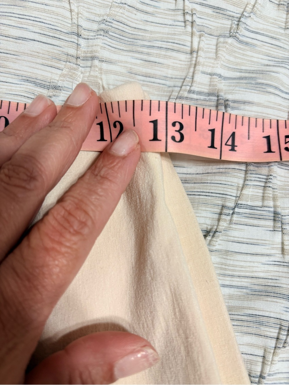 Leggiadro Classic Beige Side Zipper Cotton Silk Blend Quiet Luxury Pants Size 4 - Picture 12 of 14